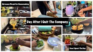 Day After I Quit 3rd Company ️|| No Break/Leave For Homemaking️|| Full Day Productive Routine 