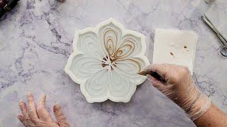 #2103 Stunning Effects In This Metallic Resin 3D Bloom