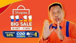 Shopee 11.11 BIG SALE | COD Gratis Ongkir Rp0, Pasti Diskon 50% & ShopeePay Deals Rp1!