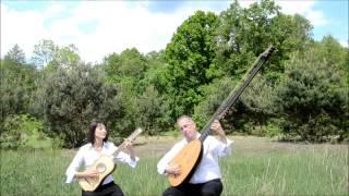 LUTEDUO plays R.de Visee Chaconne in G www.luteduo.com