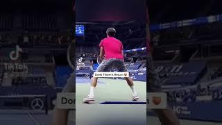 Dominic Thiem’s bubble butt  