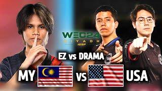 EZ vs DRAMA! MALAYSIA SENDS USA TO THE NEAREST AIRPORT  IESF WEC 2024 GEOUP STAGE DAY 2