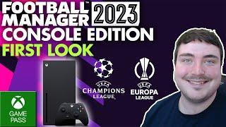 FM23 ON THE XBOX SERIES X! | Football Manager 2023 Console Edition FIRST LOOK