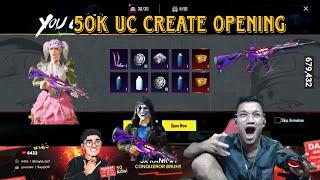 50K FOOL CREATE OPENING | Elf Set| M4 FOOL| Joker Set #sayipop #bgmi #eaglegaming #dreamergaming