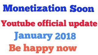 youtube monetization enable 2018 official update from youtube