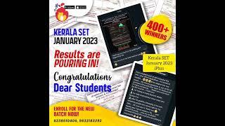 Kerala SET January 2023 Result- iPlus Training Solutions - Admission details in the comment box