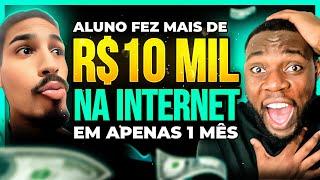 COMO ALUNO FEZ MAIS DE 10 MIL EM APENAS 1 MÊS NA INTERNET COMO AFILIADO NA GRINGA GANHANDO EM DÓLAR