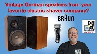 A quick look at and review of the vintage Braun IC1003/8 speakers. They didn't just make shavers!