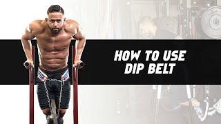 How to Use Dip Belt for Pull-up Exercises | DMoose