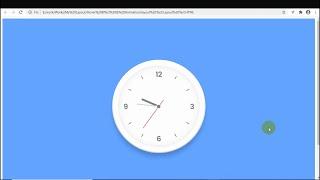 Javascript Clock  CSS Neumorphism Working Analog Clock UI Design2