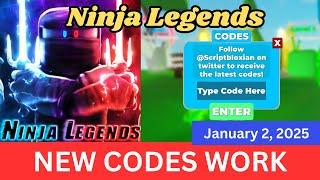 *ALL Codes Work* Ninja Legends ROBLOX, January 2, 2025