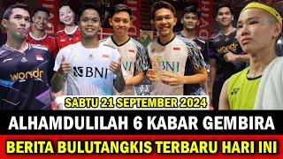  TOP 6 Best News ~ Berita Bulutangkis Tebaru Hari Ini | Sabtu 21 September 2024 | Berita Badminton