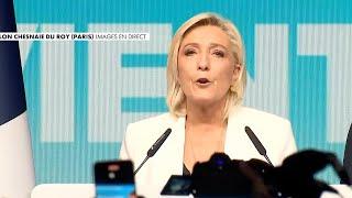 Marine Le Pen après l'annonce de la dissolution : "Nous sommes prêts à exercer le pouvoir"