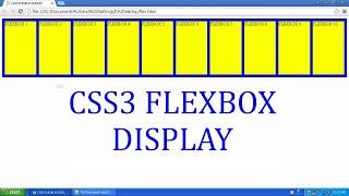 CSS Flexbox Flex Display Layout | CSS3 Flexible Box in CSS Websites