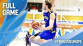 Israel v Sweden - Full Game - CL 9-12 - FIBA U20 European Championship 2016