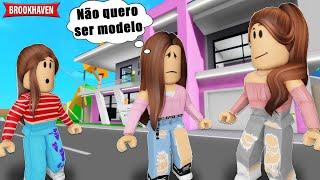 A FILHA PREFERIDA NÃO QUERIA SER MODELO E TEVE UM PLANO COM A IRMÃ | Historinha Brookhaven RP Roblox