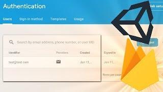 How to set up Firebase Authentication in Unity (REST API)