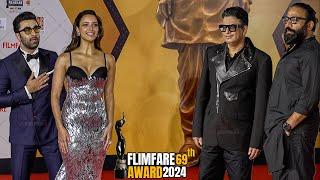 The Animal Cast of "Red Carpet" arrives at the Filmfare Awards 2024 in Style