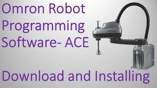 Omron Robot Programming Software - ACE Download and Installation Steps