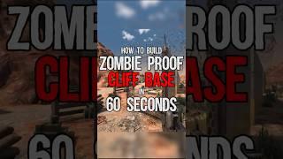 How to build an ZOMBIE PROOF CLIFF BASE in the NEW 7 DAYS TO DIE 1.0!