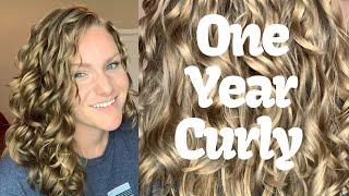 My Curly Hair Journey 2A, 2B, 2C Curls! With Before and After Photos