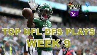 TOP NFL FANTASY PLAYS WEEK 9 - AWESEMO'S NFL DFS PICKS - DRAFTKINGS, FANDUEL, YAHOO - Awesemo.com