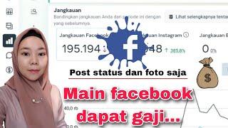 Main facebook dapat gaji cuma posting status dan foto // Facebook Creator