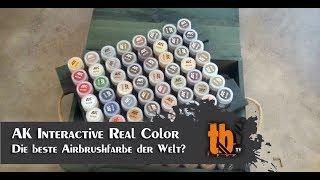 AK Interactive Real Color - Die beste Airbrushfarbe der Welt?