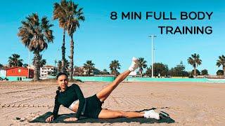 8 MIN FULL BODY TRAINING | for beginners | training with your weight