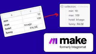 Array to collection - function toCollection (Make.com/Integromat micro-tutorial)