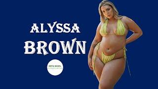 Alyssa Brown Italian Plus Size Model Biography | Age, Height, Weight, Net Worth, Relationship |