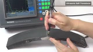 Soft Ultrasonic Transducer (JUTAN) - UT from directly over weld bead