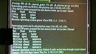 DEF CON 11 Hacking Conference Presentation By Fyodor - Advanced Network Reconnaissance Techniques - Video