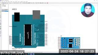 SIMULACION DE ESP8266 EN PROTEUS