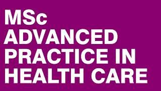 UofG MVLS -  MSc Advanced Practice in Healthcare