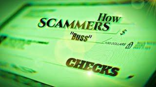 How Scammers Do Check Fraud(Templates, Checks, Printers, Etc)