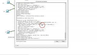 ospf: changing the hello and dead interval