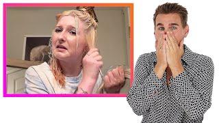 Hairdresser Reacts to EPIC Bleach Fail (3 parts, 1 girl!)