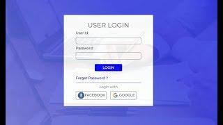 Creating a Login Page - HTML and CSS