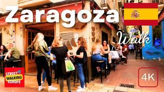 Zaragoza, Spain  - 4K-HDR Walking Tour