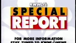 KWWL 7 News Special Report during NBC Daytime programming 1996