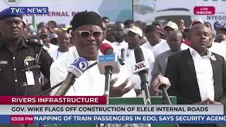 {MUST WATCH} Gov. Wike"s Speech At The Flag Off Of The Construction of Elele Internal Roads