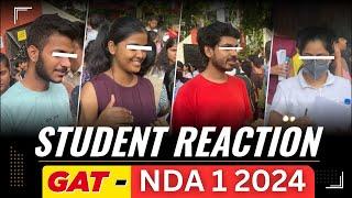 NDA 1 2024 GAT Paper Honest Review - Live From Exam Centre | Learn With Sumit