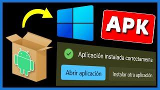 Cómo INSTALAR Aplicaciones APK de TERCEROS en WINDOWS con SOLO DOBLE Clic