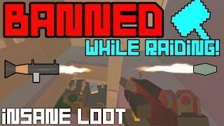 Unturned - BANNED WHILE BASE RAIDING (Vanilla Survival PVP)