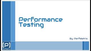 What is Performance Testing?