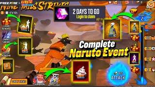 FREE FIRE X NARUTO EVENT FREE REWARDS | JANUARY MYSTERY SHOP | FF NEW EVENT | NEW EVENT FREE FIRE