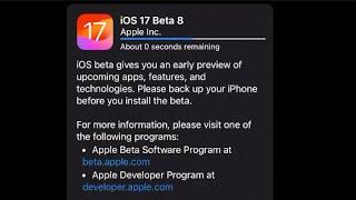 Apple Released iOS 17 beta 8 for iPhone and iPadOS 17 beta 8 for iPad