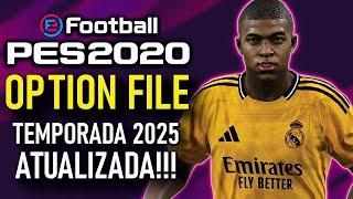 PES 2020 o MELHOR OPTION FILE - ATUALIZAÇÃO DE TEMPORADA 2025, TODOS OS TIMES E SELEÇÕES ATUALIZADOS