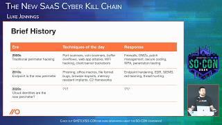 The New SaaS Cyber Kill Chain - Luke Jennings [SO-CON 2024]